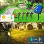 Миниатюра Солнечный LED светильник для сада