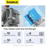 Миниатюра Беспроводной мини-насос Baseus компактный