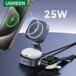 Миниатюра UGREEN Qi2 магнитная зарядка-подставка