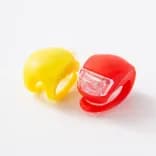 Миниатюра Белый силиконовый велофонарь