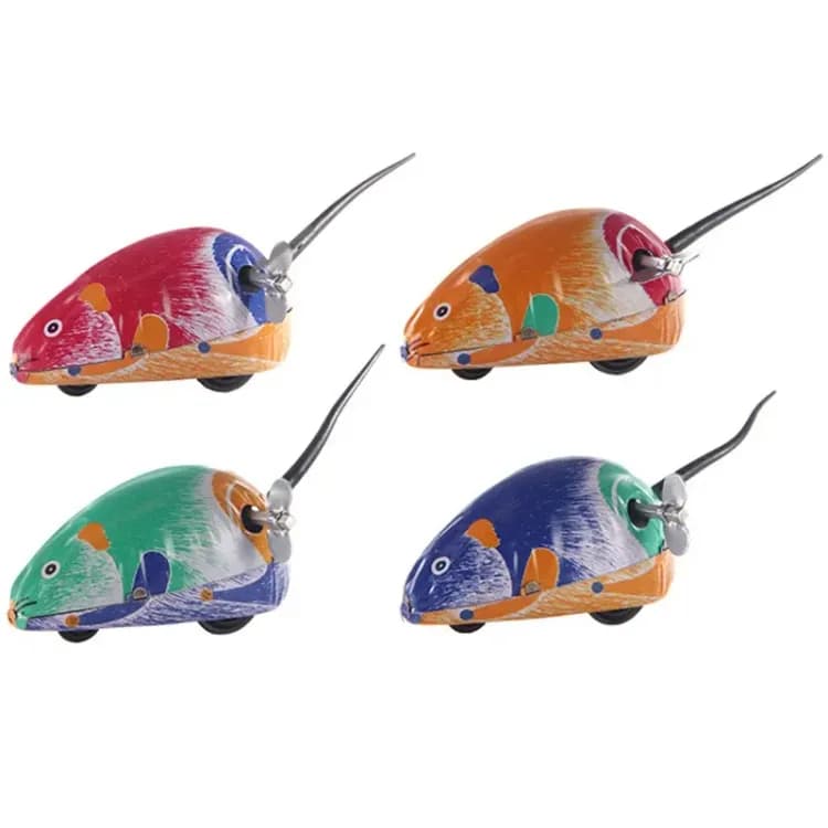 Металлическая заводная игрушка ретро