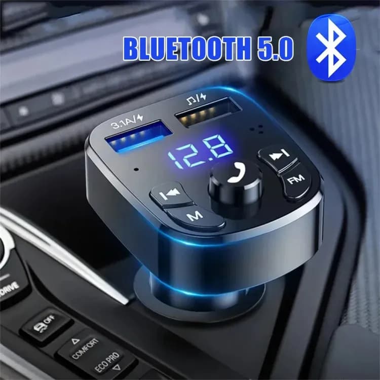 Автомобильный FM-трансмиттер Bluetooth зарядка