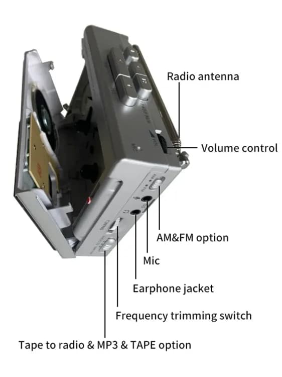 Портативный кассетный плеер TOMASHI Walkman