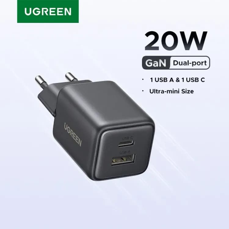 Зарядное устройство UGREEN 20W GaN