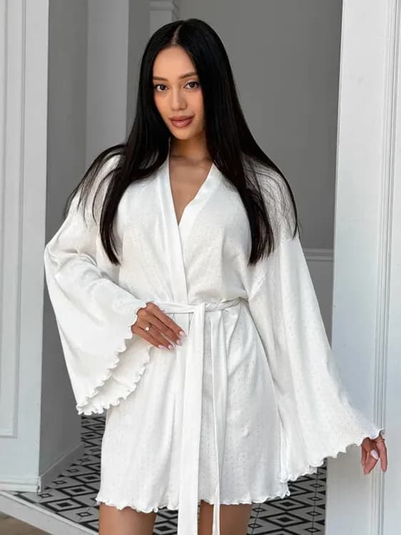 Женский вязаный пижамный комплект Mozuleva