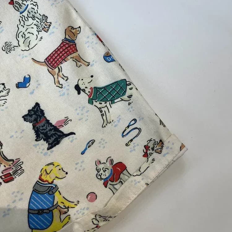 Детские хлопковые штаны с собаками