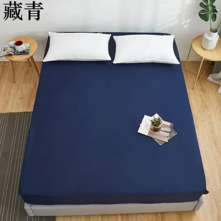 Черная хлопковая простыня саржа UU404