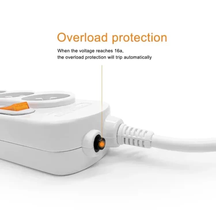 Сетевой удлинитель с выключателями розеток