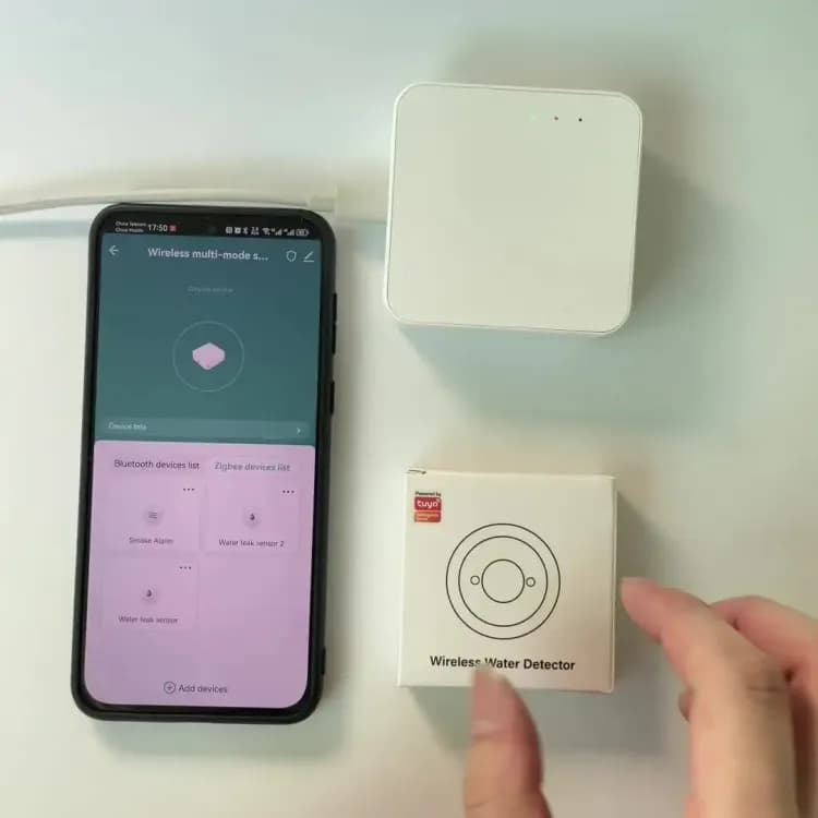 Умный датчик протечки eMastiff Zigbee