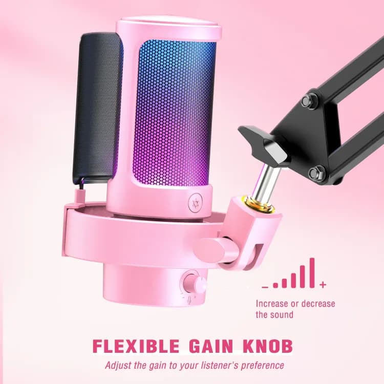 Студийный USB-микрофон FIFINE A8 RGB