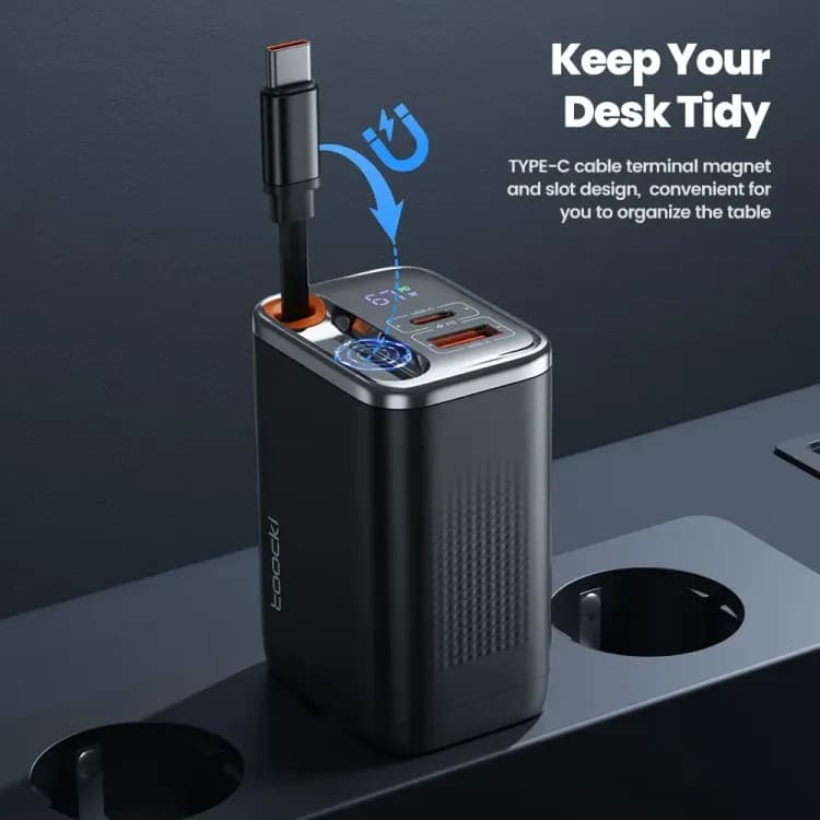 Сетевое зарядное Toocki GaN 67W