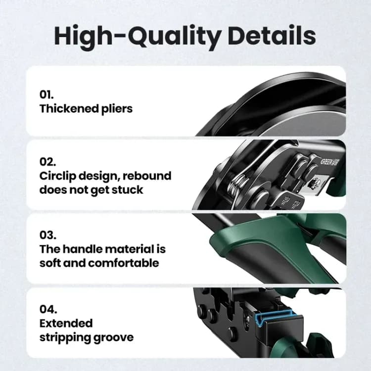 Кримпер UGREEN NW136 обжимка кабеля