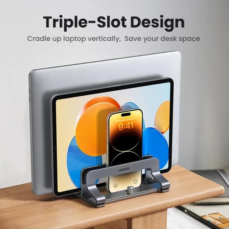 Алюминиевая вертикальная подставка UGREEN