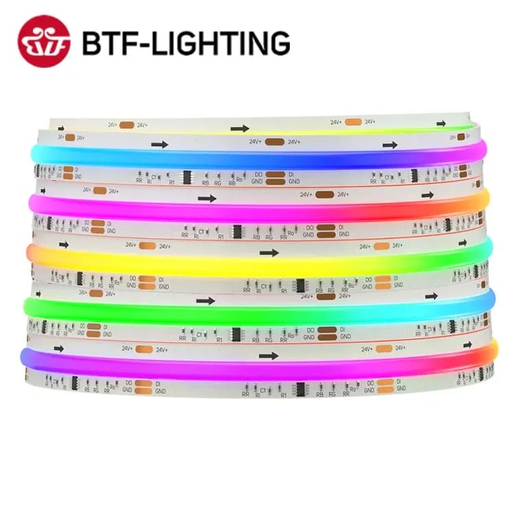 Адресная лента BTF-LIGHTING FCOB RGB
