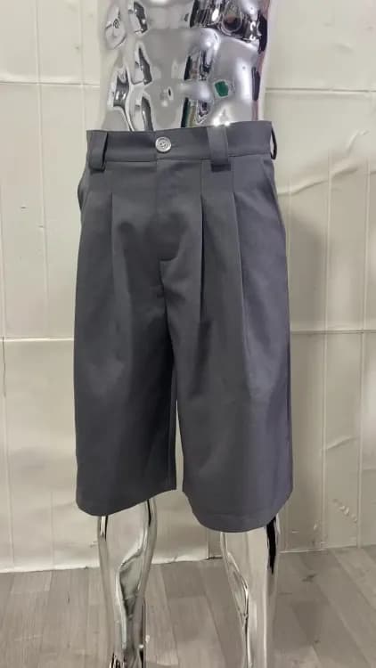 Серые мужские шорты Mauroicardi свободные