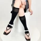 Миниатюра Ультратонкие летние гольфы японский стиль