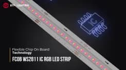 Миниатюра Адресная лента BTF-LIGHTING FCOB RGB
