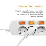 Миниатюра Сетевой удлинитель с выключателями розеток