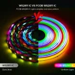 Миниатюра Адресная лента BTF-LIGHTING FCOB RGB