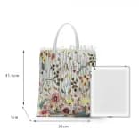 Миниатюра Сетчатая сумка тоут вышивка цветы