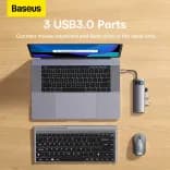 Миниатюра USB-C хаб Baseus 8 портов