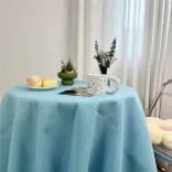 Миниатюра Однотонная скатерть хлопок лен скандинавская