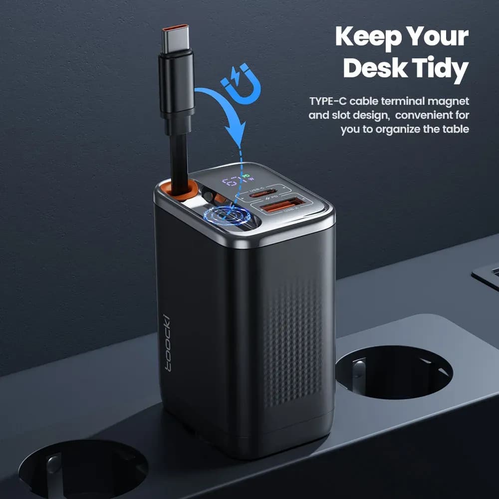 Сетевое зарядное Toocki GaN 67W