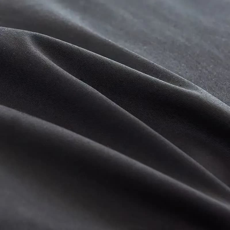 Черная хлопковая простыня саржа UU404