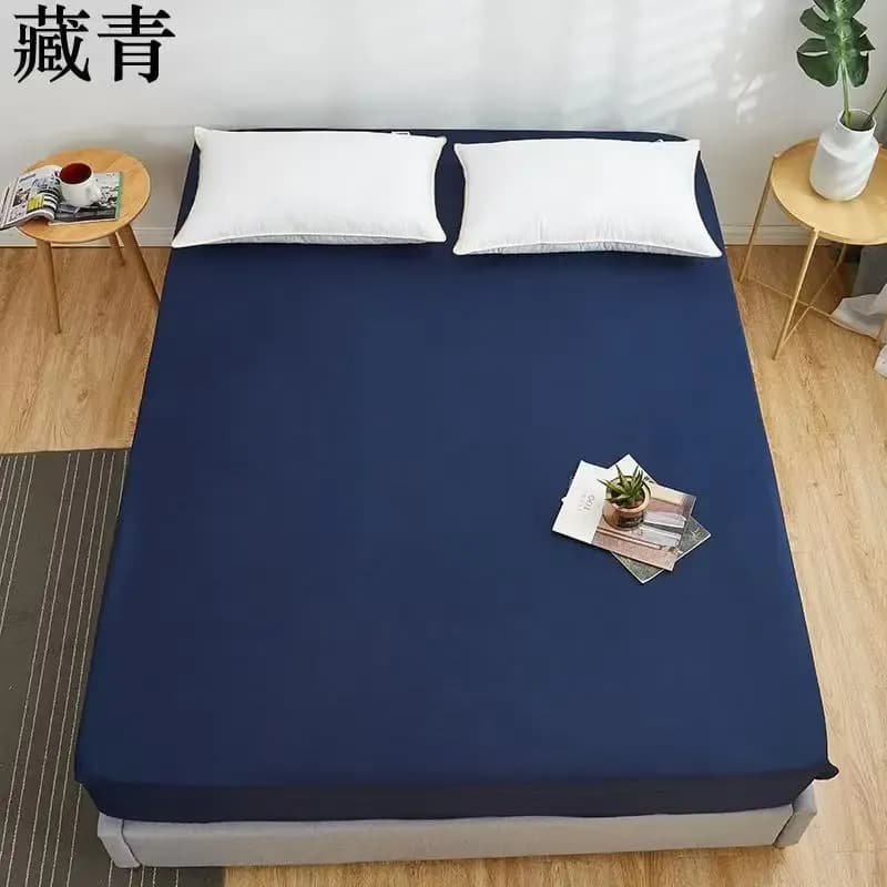 Черная хлопковая простыня саржа UU404