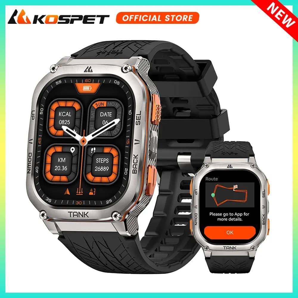 Умные часы KOSPET TANK M3 Ultra GPS