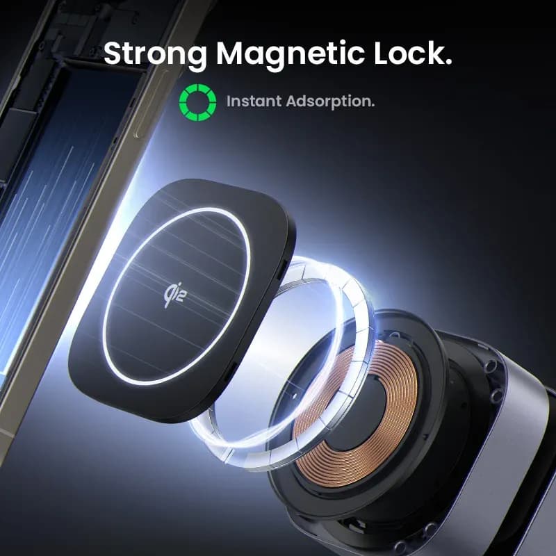 UGREEN Qi2 магнитная зарядка-подставка
