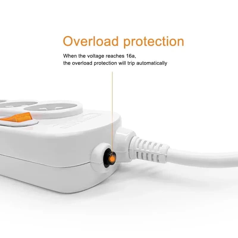 Сетевой удлинитель с выключателями розеток