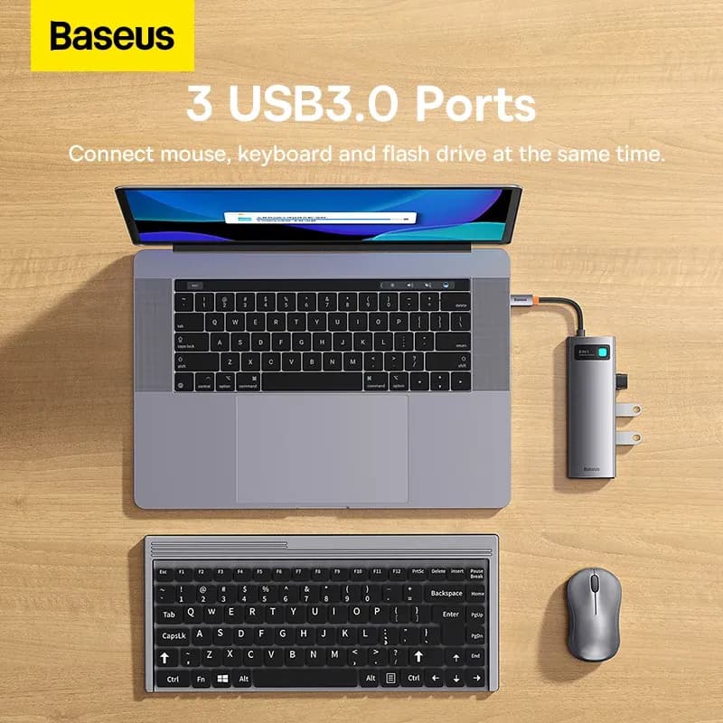 USB-C хаб Baseus 8 портов