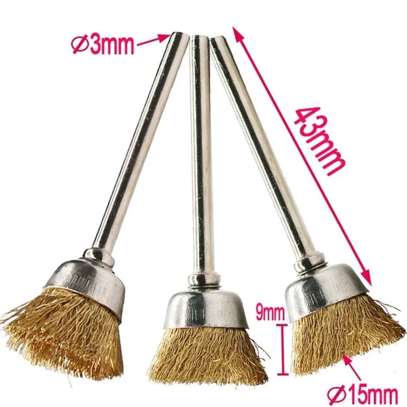 Набор латунных щеток для гравера