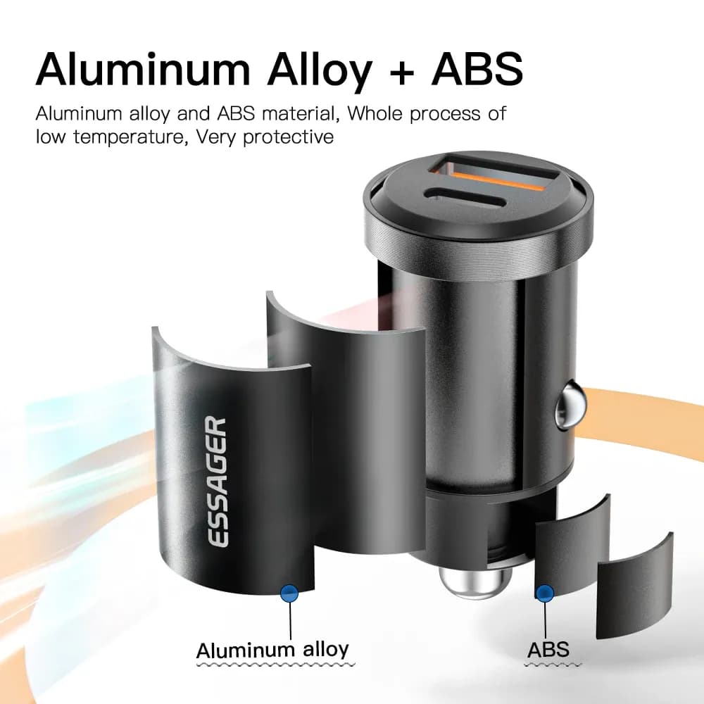 Автомобильное ЗУ Essager 30W USB