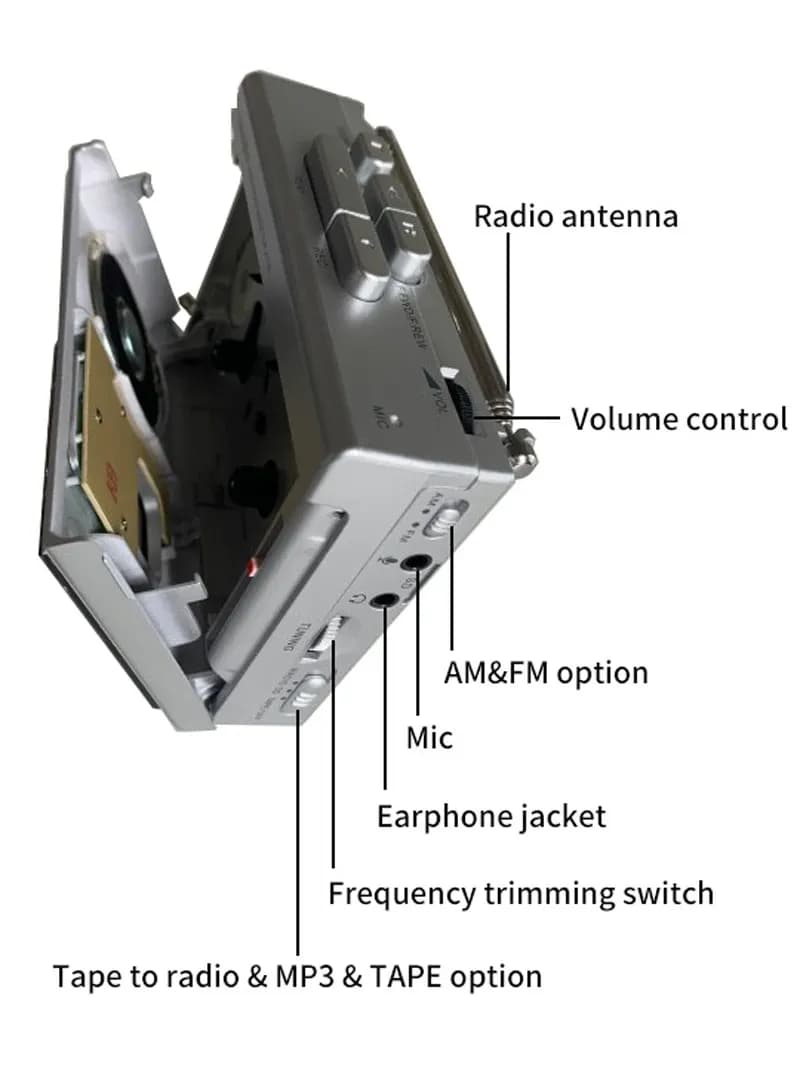 Портативный кассетный плеер TOMASHI Walkman