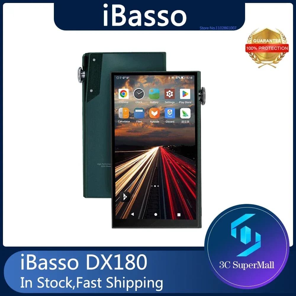 Hi-Fi плеер iBasso DX180 вид спереди
