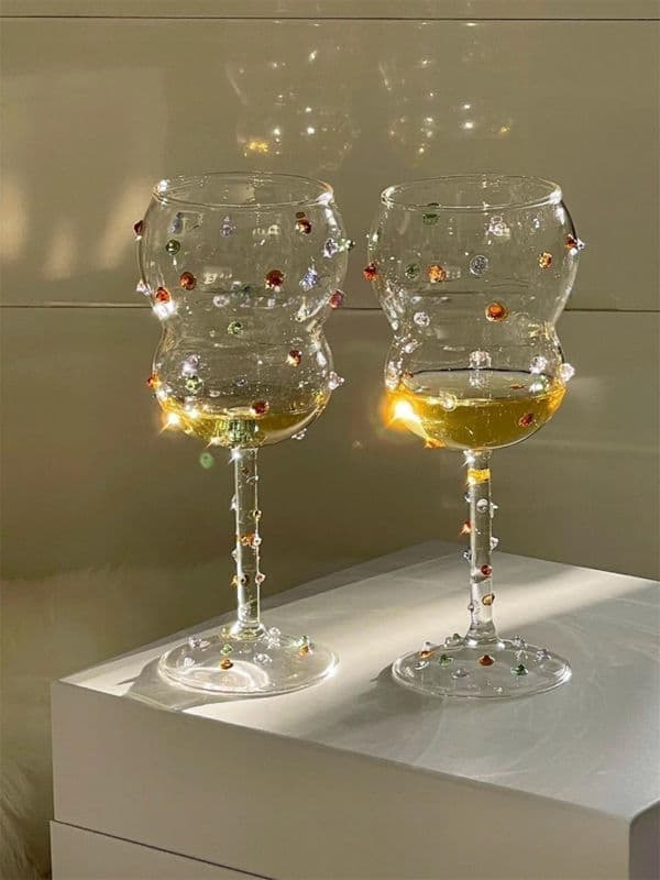 Цветной бокал боросиликатное стекло