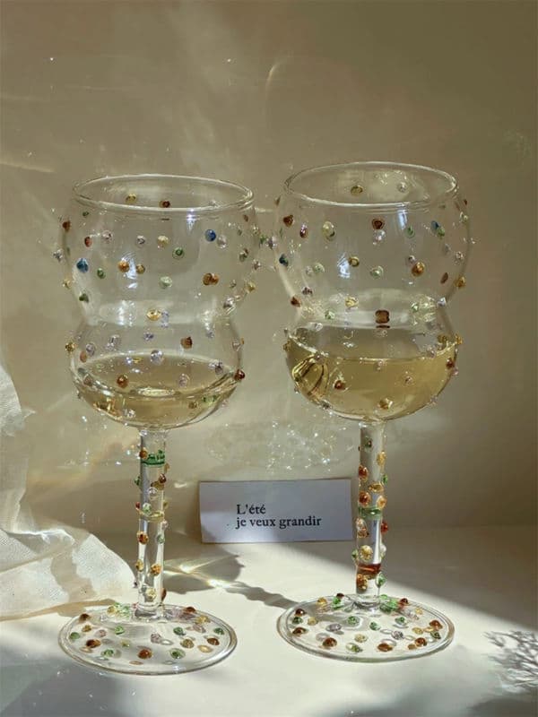 Цветной бокал боросиликатное стекло