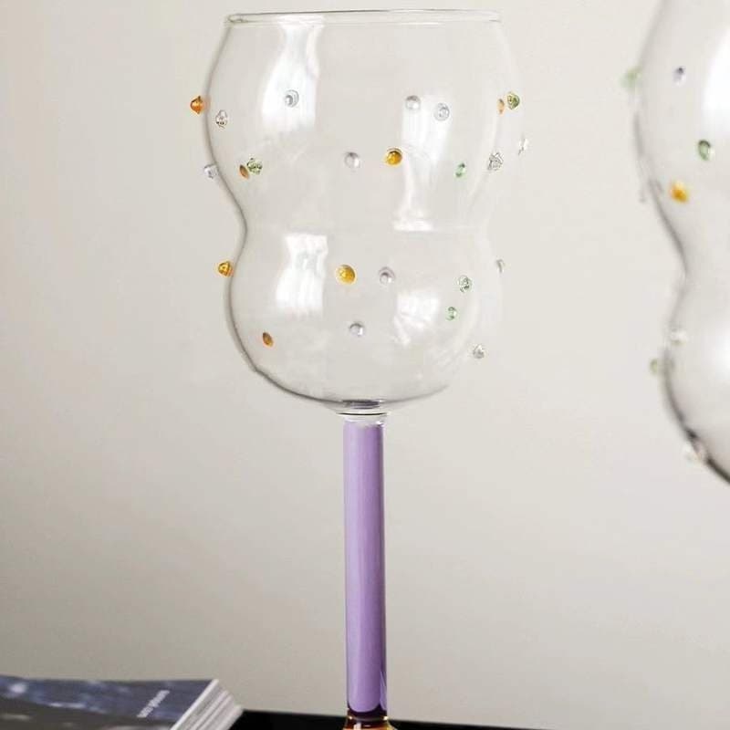 Цветной бокал боросиликатное стекло