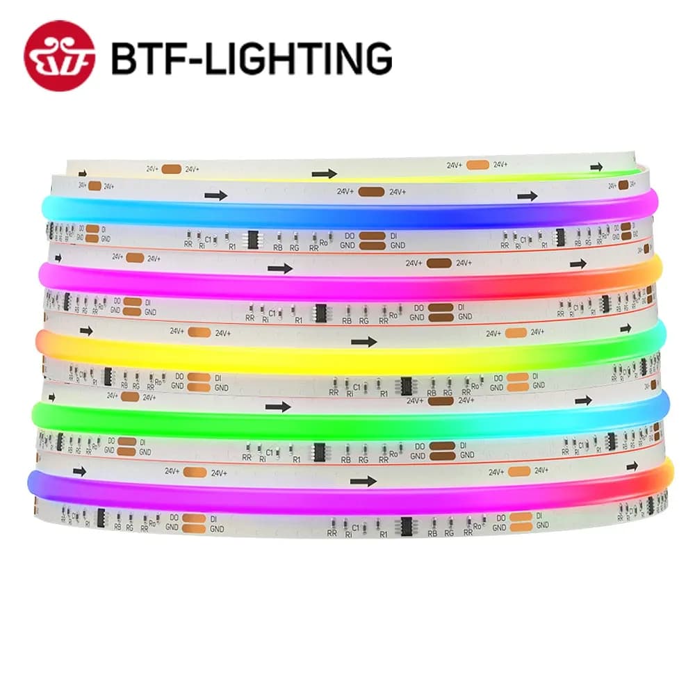 Адресная лента BTF-LIGHTING FCOB RGB