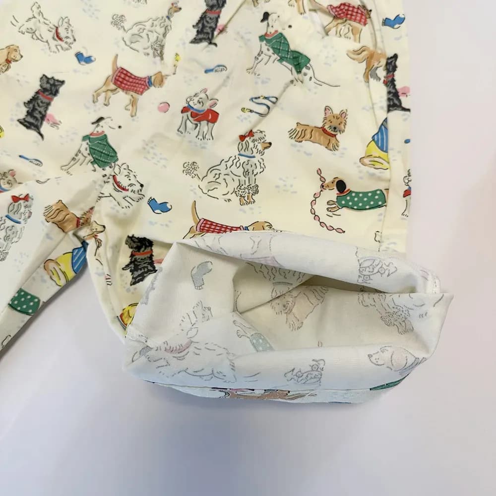 Детские хлопковые штаны с собаками