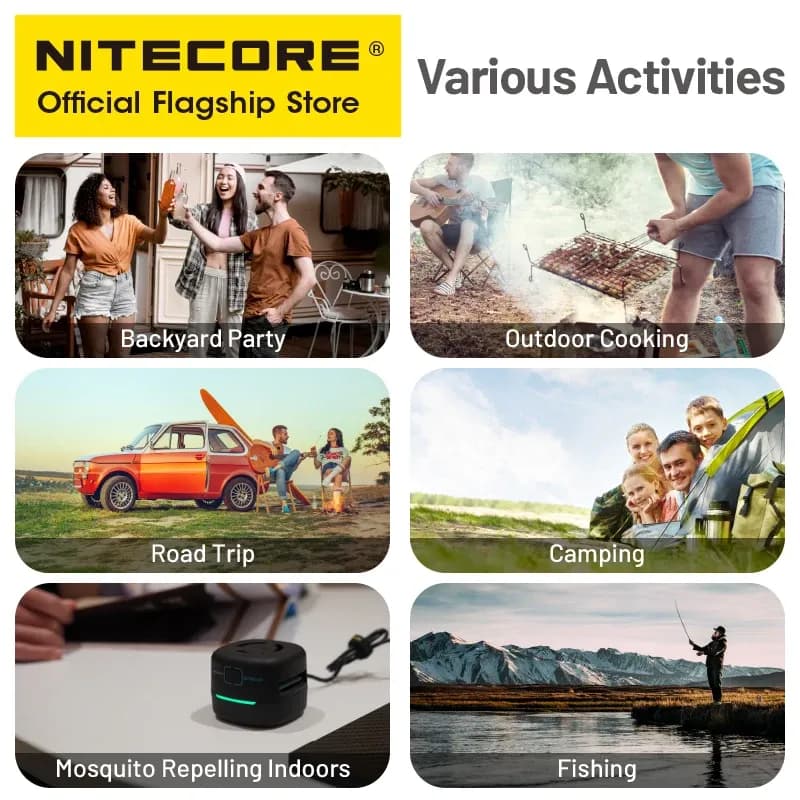 Портативный отпугиватель комаров Nitecore EMR30 SE