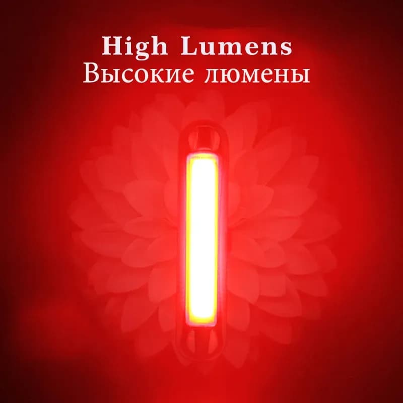 Задний красный велофонарь ROCKBROS USB